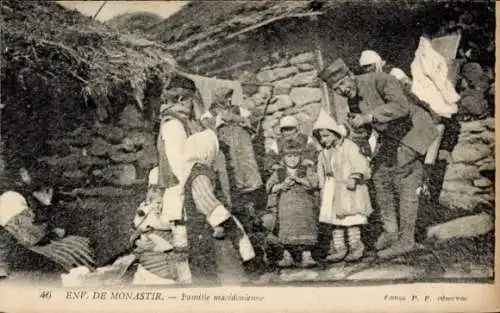 Ak Bitola Monastir Mazedonien, Famille macédonienne, Mazedonische Familie