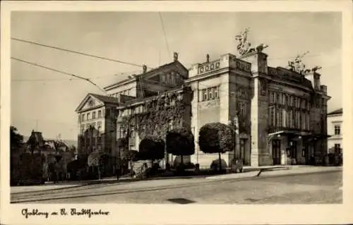 Ak Jablonec nad Nisou Gablonz an der Neiße Reg. Reichenberg, Stadttheater