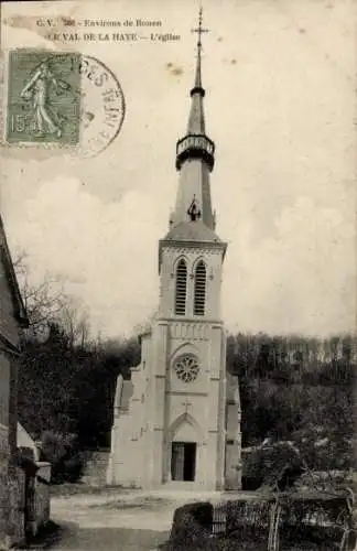 Ak Val de la Haye Seine Maritime, Kirche