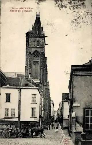 Ak Amiens Somme, Eglise St-Germain