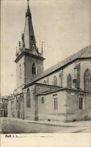 Ak Dieuze Duss Duß Lothringen Moselle, Kirche