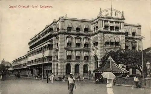 Ak Colombo Ceylon Sri Lanka, Grand Hotel Oriental