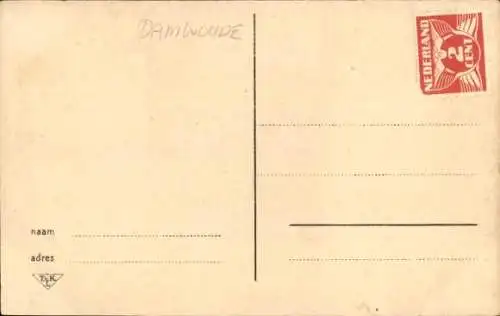 Ak Damwâld Wouterswoude Wâlterswâld Dantumadiel Friesland Niederlande, Bauernhof