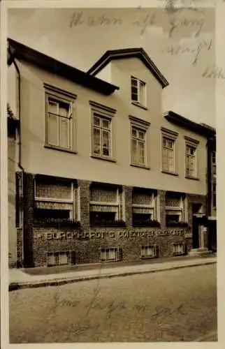 Ak Ratzeburg im Herzogtum Lauenburg, Konditorei und Café Burckhardt's
