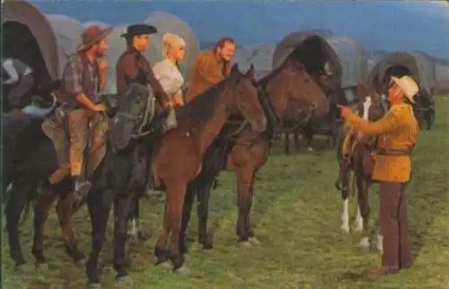 Sammelbild Karl May, Filmszene, Winnetou III, Unter Geiern, Nr. 236