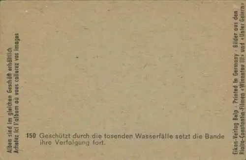 Sammelbild Karl May, Filmszene, Winnetou III, Unter Geiern, Nr. 150