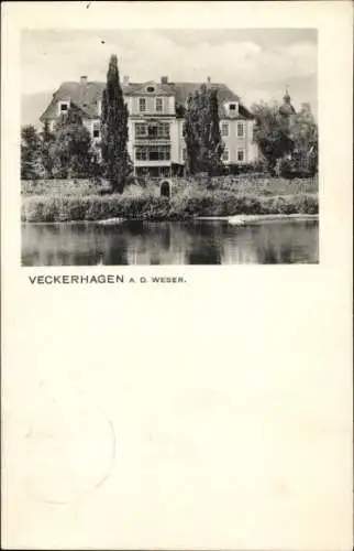 Ak Veckerhagen Reinhardshagen an der Weser Hessen, Villa