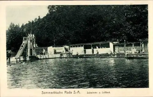 Ak Roda Stadtroda in Thüringen, Schwimm- und Luftbad