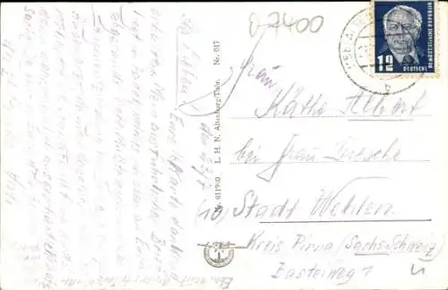 Ak Altenburg in Thüringen, Großer Teich