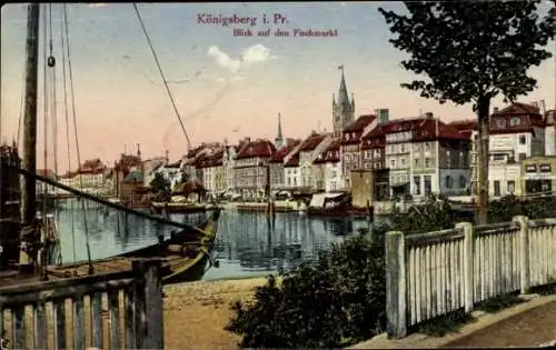 Ak Kaliningrad Königsberg Ostpreußen, Fischmarkt