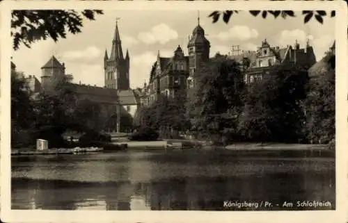 Ak Kaliningrad Königsberg Ostpreußen, Schlossteich