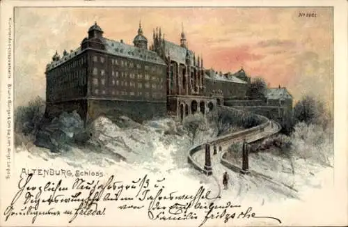 Litho Altenburg in Thüringen, Schloss