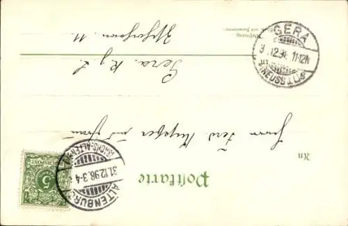 Litho Altenburg in Thüringen, Schloss