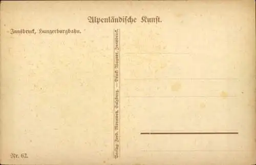Künstler Ak Innsbruck in Tirol, Hungerburgbahn, Brücken