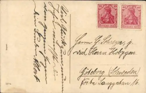 Ak Glückwunsch Neujahr, Veilchen