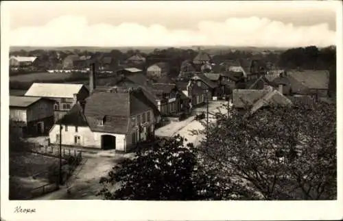 Ak Kropp in Schleswig, Teilansicht, Straßenpartie