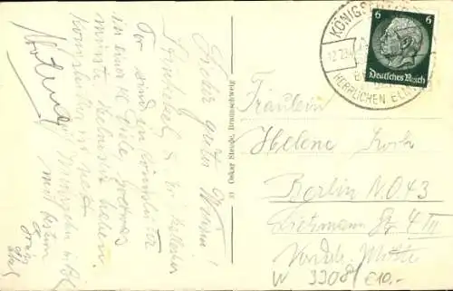 Ak Königslutter am Elm, Bahnhof