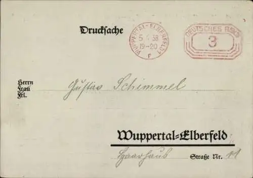 Ak Elberfeld Wuppertal, Katholische Pfarrhilfe St. Laurentius, Charlottenstraße 21