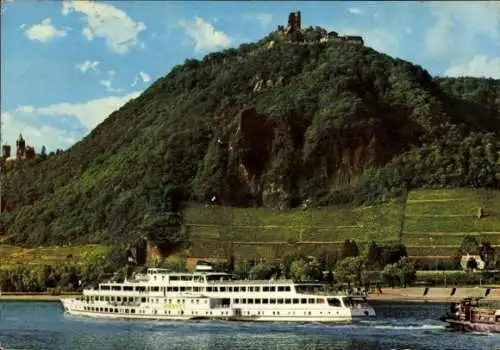 Ak Königswinter am Rhein, Drachenfels, MS Loreley