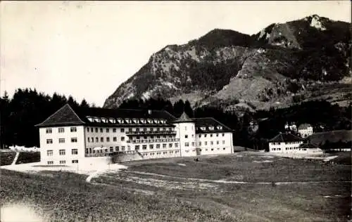 Foto Ak Marquartstein im Chiemgau Oberbayern, Reichsbahn-Genesungsheim