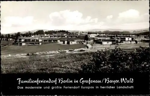 Ak Grafenau Bayer. Wald, Blick zum Familienferiendorf Berlin