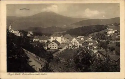 Ak Bayerisch Eisenstein im Bayrischen Wald Niederbayern, Panorama, Arber