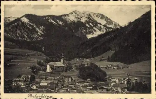 Ak Ruhpolding in Oberbayern, Panorama, Hochfelln