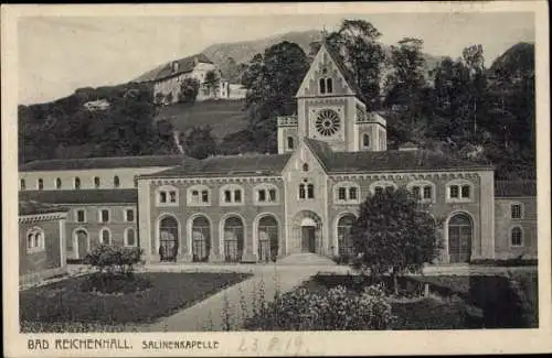 Ak Bad Reichenhall in Oberbayern, Salinenkapelle