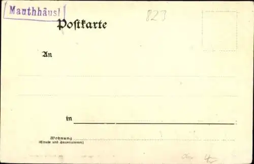 Ak Schneizlreuth in Oberbayern, Gasthof Mauthäusl