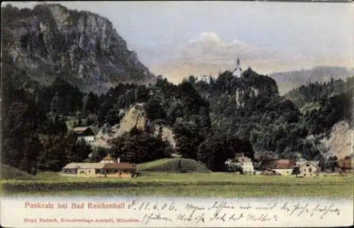 Ak Karlstein Bad Reichenhall in Oberbayern, Wallfahrtskirche St. Pankraz