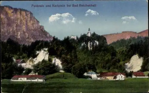 Ak Karlstein Bad Reichenhall in Oberbayern, Wallfahrtskirche St. Pankraz