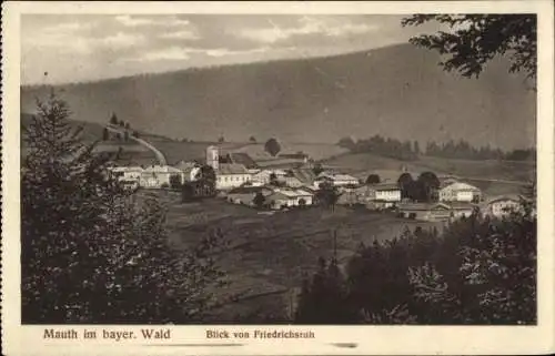 Ak Mauth in Bayern, Blick von Friedrichsruh