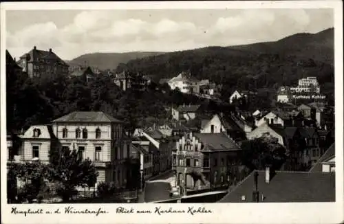 Ak Neustadt an der Weinstraße, Teilansicht, Kurhaus Kohler 