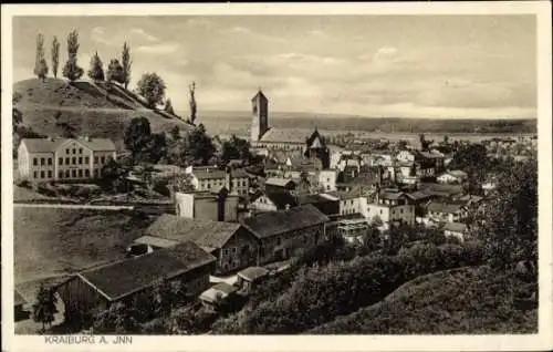 Ak Kraiburg am Inn Oberbayern, Teilansicht