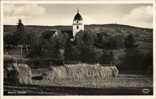 Ak Rättvik Schweden, Kirche