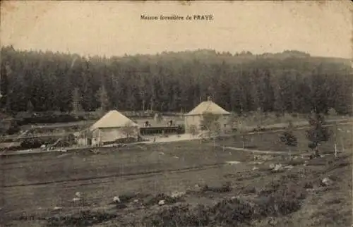 Ak Praye sous Vaudémont Meurthe et Moselle, Maison forestiere