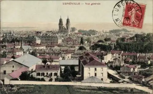 Ak Luneville Meurthe et Moselle, Gesamtansicht