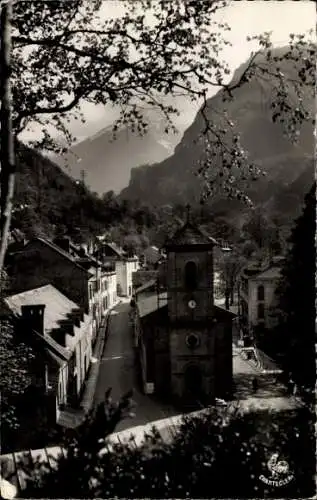 Ak Eaux Chaudes Laruns Pyrénées Atlantiques, vue partielle