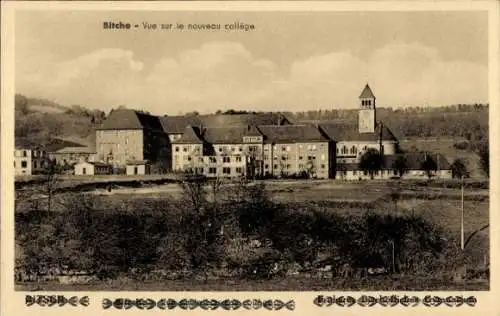 Ak Bitche Bitsch Lothringen Moselle, Vue sur le nouveau college