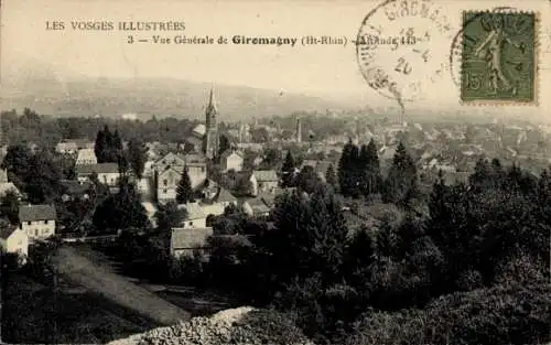 Ak Giromagny Schermenei Territoire de Belfort, Gesamtansicht