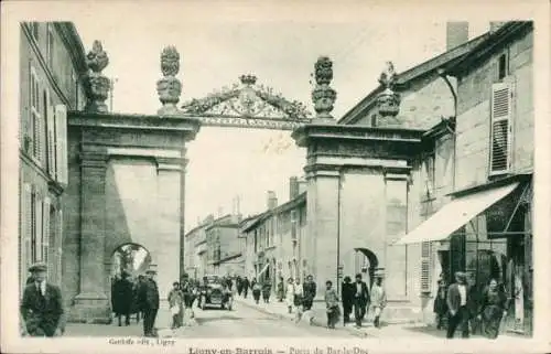 Ak Ligny en Barrois Meuse, Porte de Bar-le-Duc