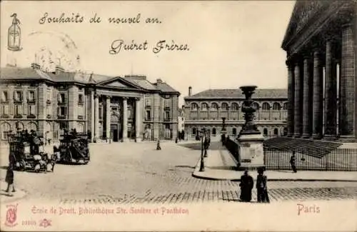 Ak Paris V Panthéon, Ecole de Droit, Bibliotheque Ste. Genieve