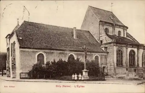 Ak Orly sur Morin Seine et Marne, Kirche