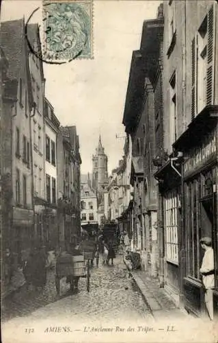 Ak Amiens Somme, l'Ancienne Rue des Tripes