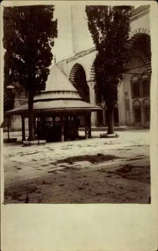 Foto Ak Konstantinopel Istanbul Türkei, Fatih-Moschee, Brunnen, 1922