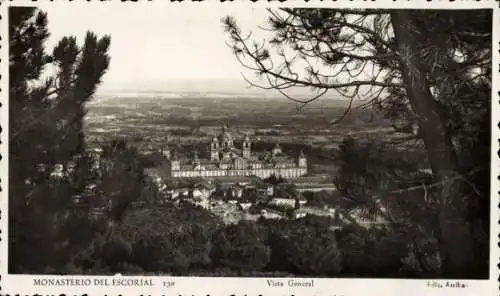 Ak San Lorenzo de El Escorial Madrid, Monasterio del Escorial