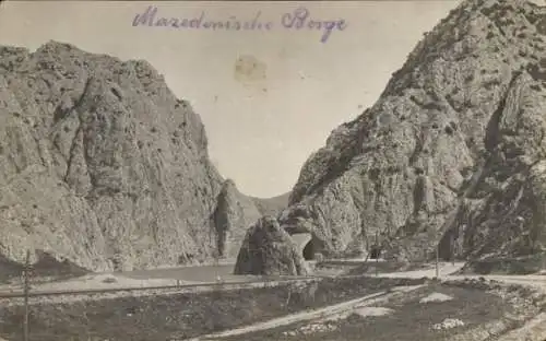 Ak Mazedonien, Berge