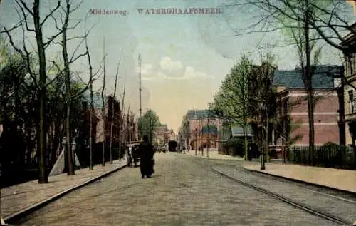 Ak Watergraafsmeer Amsterdam Nordholland, Middenweg