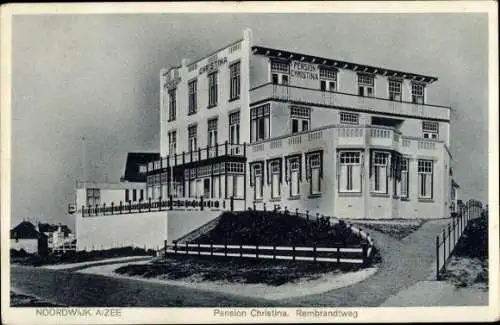 Ak Noordwijk aan Zee Südholland, Pension Christina, Rembrandtweg