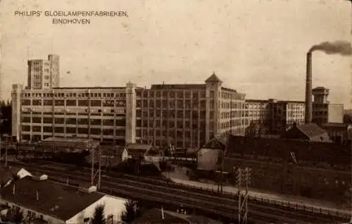 Ak Eindhoven Nordbrabant Niederlande, Philips Glühlampenfabrik